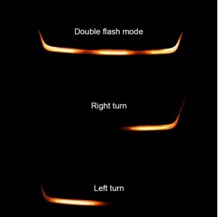 شريط ليد الكبوت و الإشارات و الفرامل الخلفي