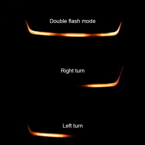 شريط ليد الكبوت و الإشارات و الفرامل الخلفي